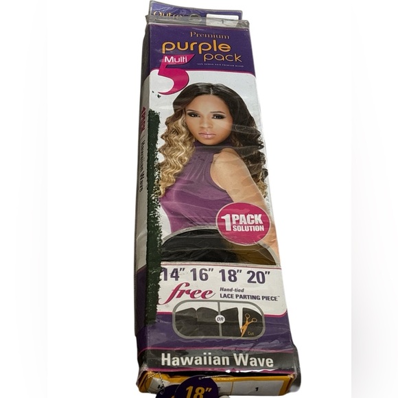Premium purple pack human Hair blend Extensions Hawaiian Wave - Picture 13 of 15
